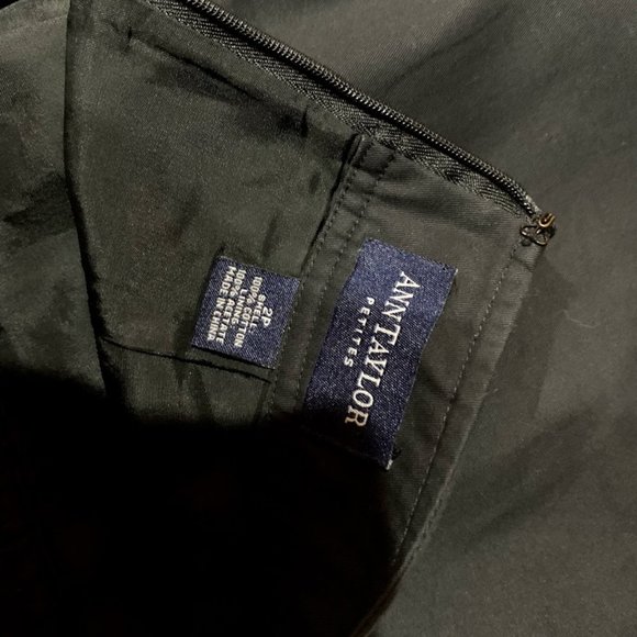 Ann Taylor Black Skirt 2P - Picture 2 of 2